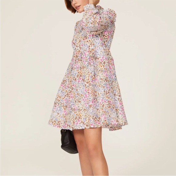 Munthe Floral High-Neck Dress - Picture 1 of 7